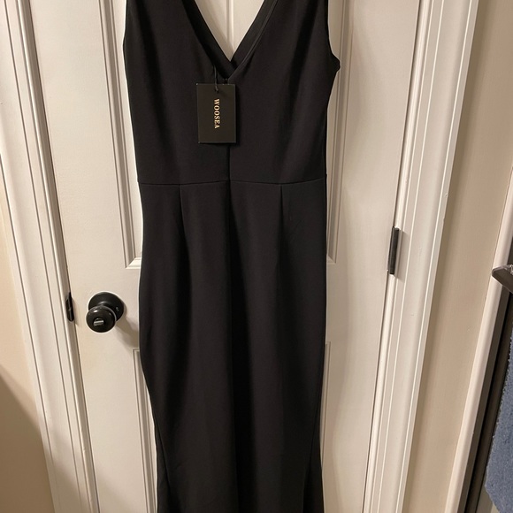 Black formal long dress - Picture 4 of 7